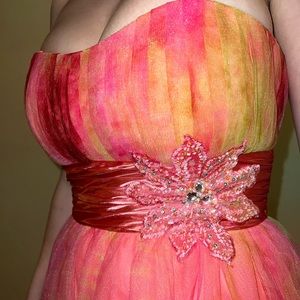 Vintage 2011 Jovani Mango Tango Prom/Sweet 16/Pageant Gown - Brand New!